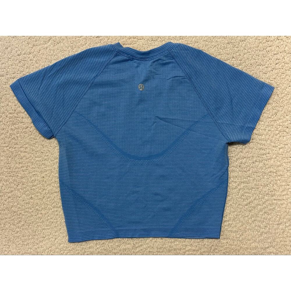 Lululemon Swiftly Tech Cropped Short Sleeve Shirt 2.0 Size 6 - Picture 5 of 7
